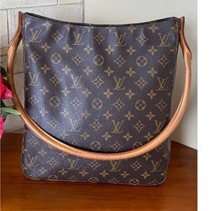 Authentic Louis Vuitton Looping Shoulder Bag Tote